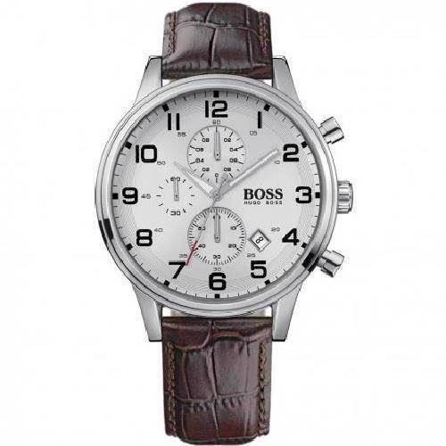 Image of Hugo Boss Klassisk IP Sølv Quartz Herre ur, model 1512447